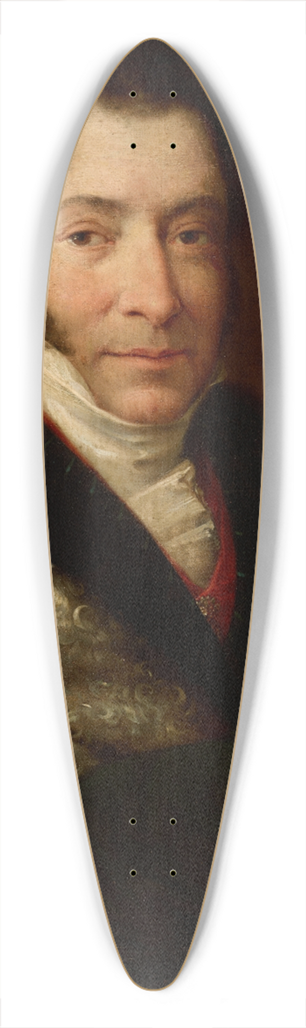 Rafa Hadziewicz - Portrait of Jzef Brodowski 39.3 inch art pintail longboard deck