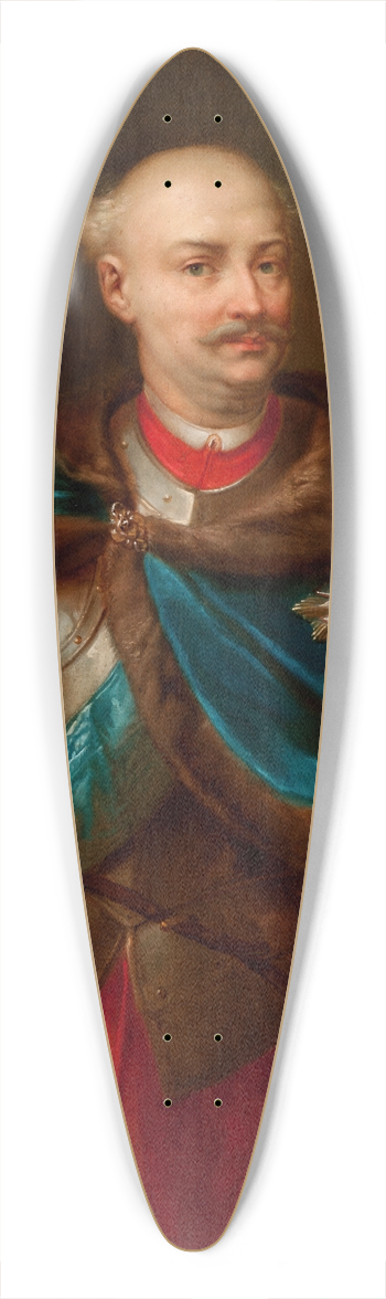 Rafa Hadziewicz - Portrait of widziski 39.3 inch art pintail longboard deck