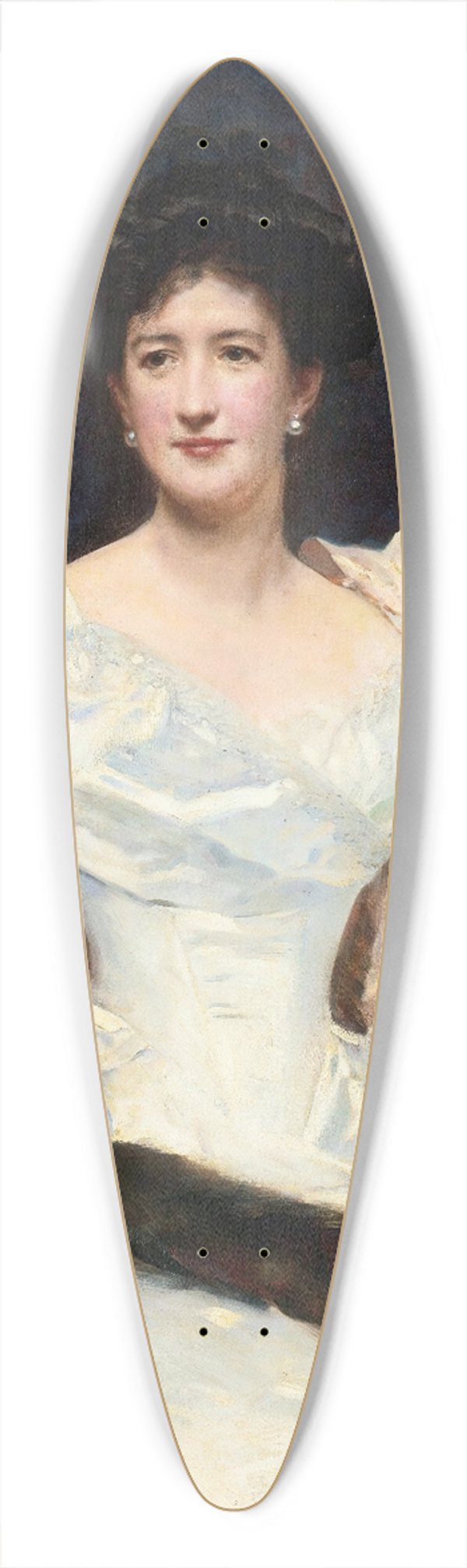 Raimundo de Madrazo y Garreta - Portrait Of A Lady 39.3 inch art pintail longboard deck
