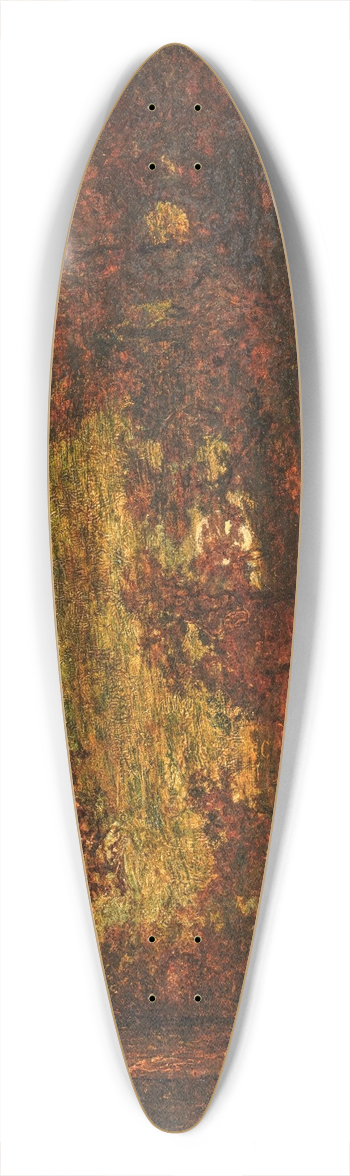 Ralph Albert Blakelock - Moonrise 39.3 inch art pintail longboard deck