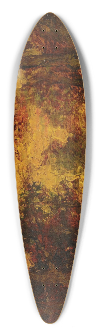 Ralph Albert Blakelock - Teepee At Sunset 39.3 inch art pintail longboard deck
