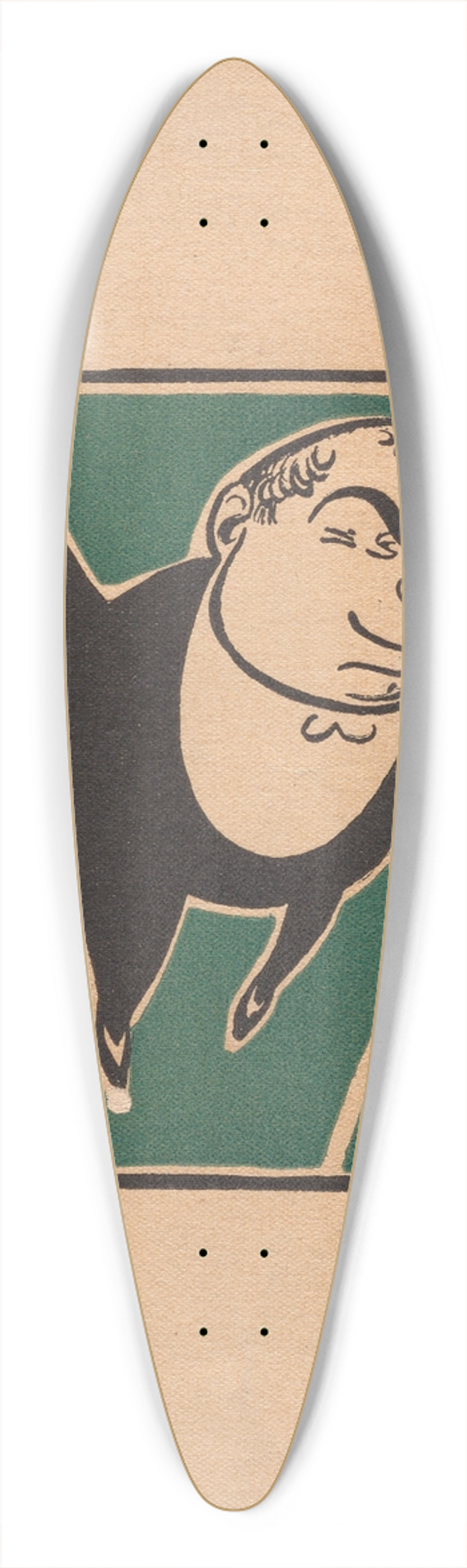 Ralph Barton - Chauve-Souris (program) 39.3 inch art pintail longboard deck