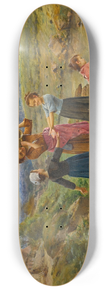 Csar Pattein - Playing By The River 8.25 inch art skate deck