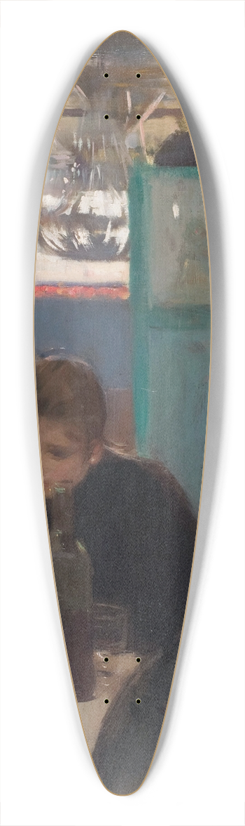 Ramn Casas - Moulin De La Galette Interior 39.3 inch art pintail longboard deck