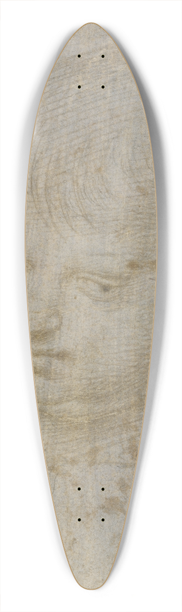 Raphael - A childs head 39.3 inch art pintail longboard deck