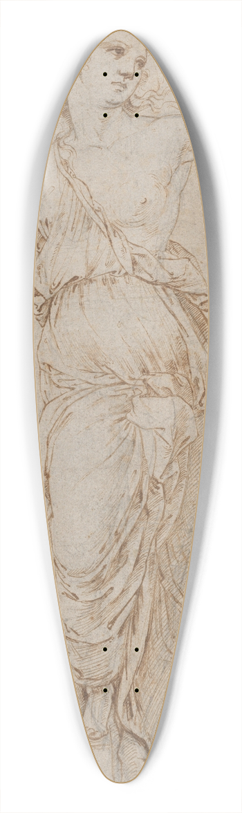 Raphael - Lucretia 39.3 inch art pintail longboard deck