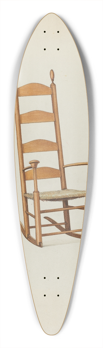 Ray Holden - Shaker Mushroom Rocker 39.3 inch art pintail longboard deck