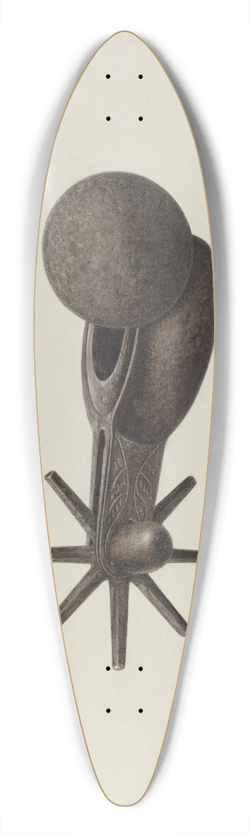 Raymond E. Noble - Spur 39.3 inch art pintail longboard deck