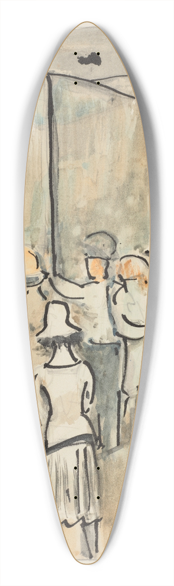 Raymond McIntyre - Tickets for the elephant 39.3 inch art pintail longboard deck
