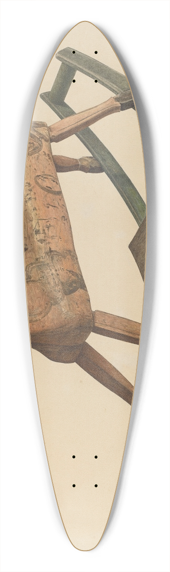 Raymond Neumann - Rocking Horse 39.3 inch art pintail longboard deck