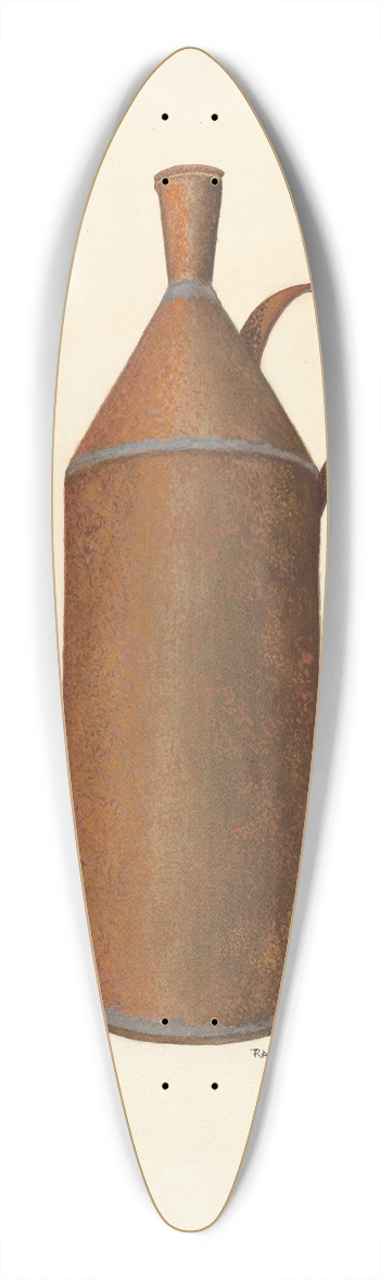 Ray Price - Tin Bottle 39.3 inch art pintail longboard deck