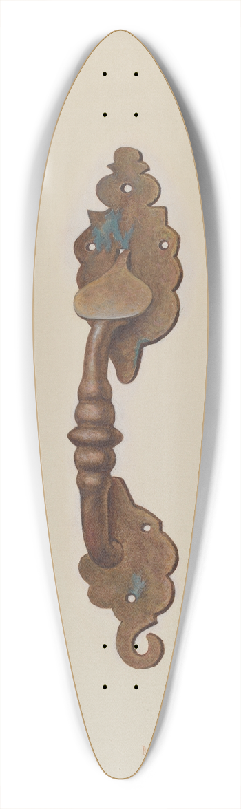 Regina Henderer - Suffolk Latch 39.3 inch art pintail longboard deck