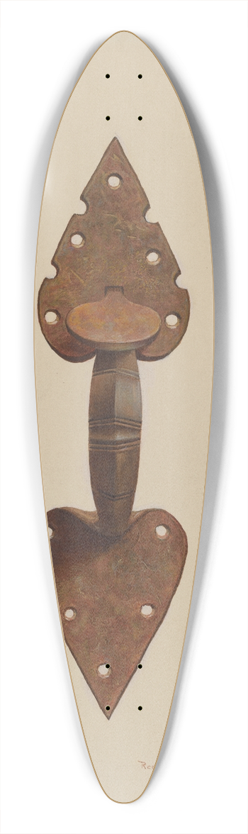 Regina Henderer - Suffolk Latch 39.3 inch art pintail longboard deck
