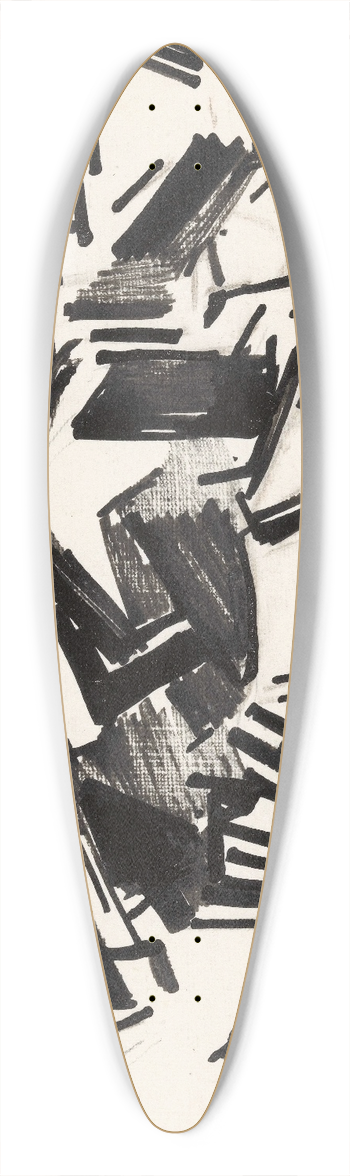 Reijer Stolk - Ruiters 39.3 inch art pintail longboard deck