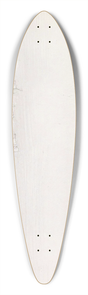Reijer Stolk - Silhouetten van een reeks bouwwerken 39.3 inch art pintail longboard deck