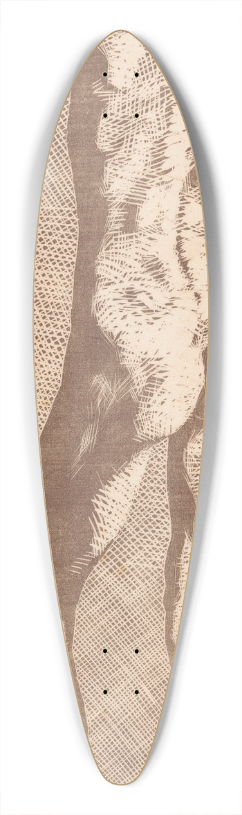 Reijer Stolk - Staande jongen, op de rug gezien 39.3 inch art pintail longboard deck