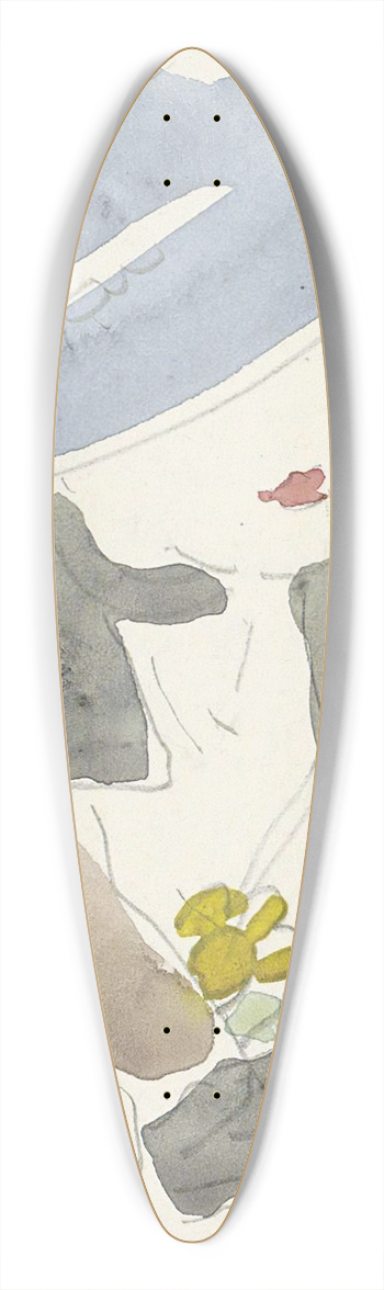 Reijer Stolk - Studies 39.3 inch art pintail longboard deck