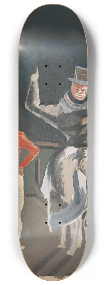 Cyprin Majernk - Circus Motif 8.25 inch art skate deck