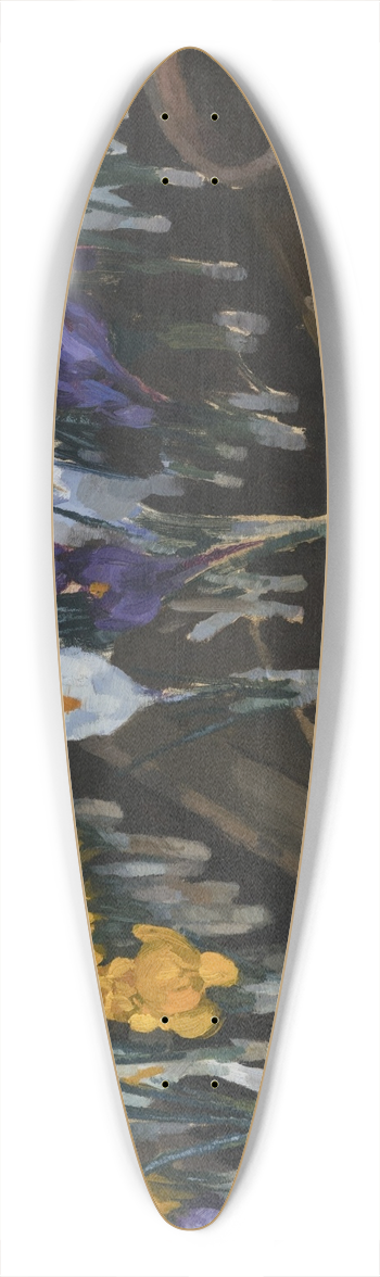 Reinhold Max Eichler - Krokusse 39.3 inch art pintail longboard deck