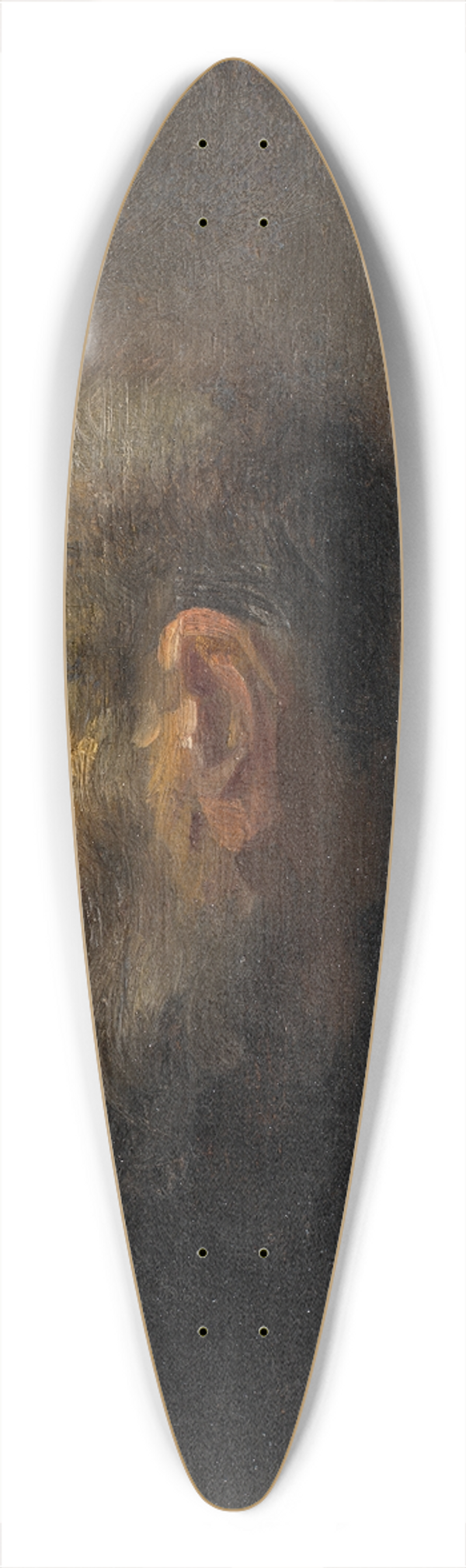 Rembrandt van Rijn - Study of an Old Man in Profile 39.3 inch art pintail longboard deck