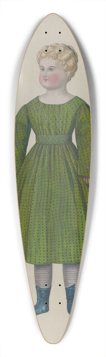 Rex F. Bush - Doll  Guenevere 39.3 inch art pintail longboard deck