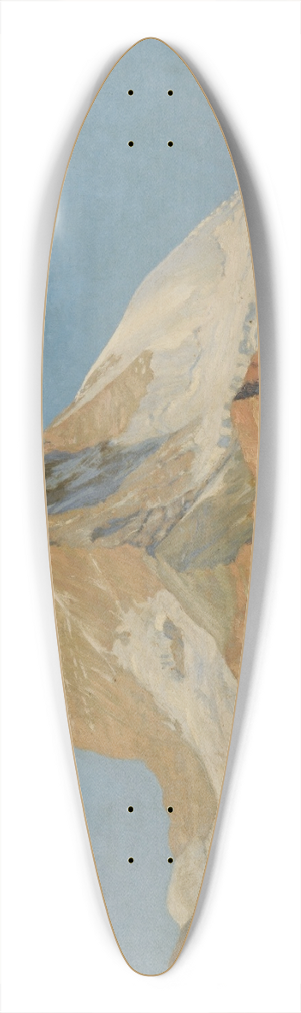 Rgnault Sarasin - The Matterhorn 39.3 inch art pintail longboard deck