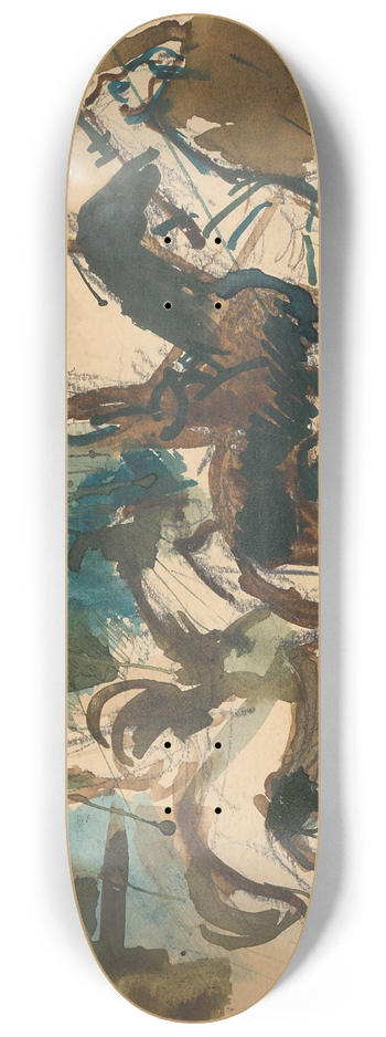 Cyprin Majernk - Study for Riders 8.25 inch art skate deck