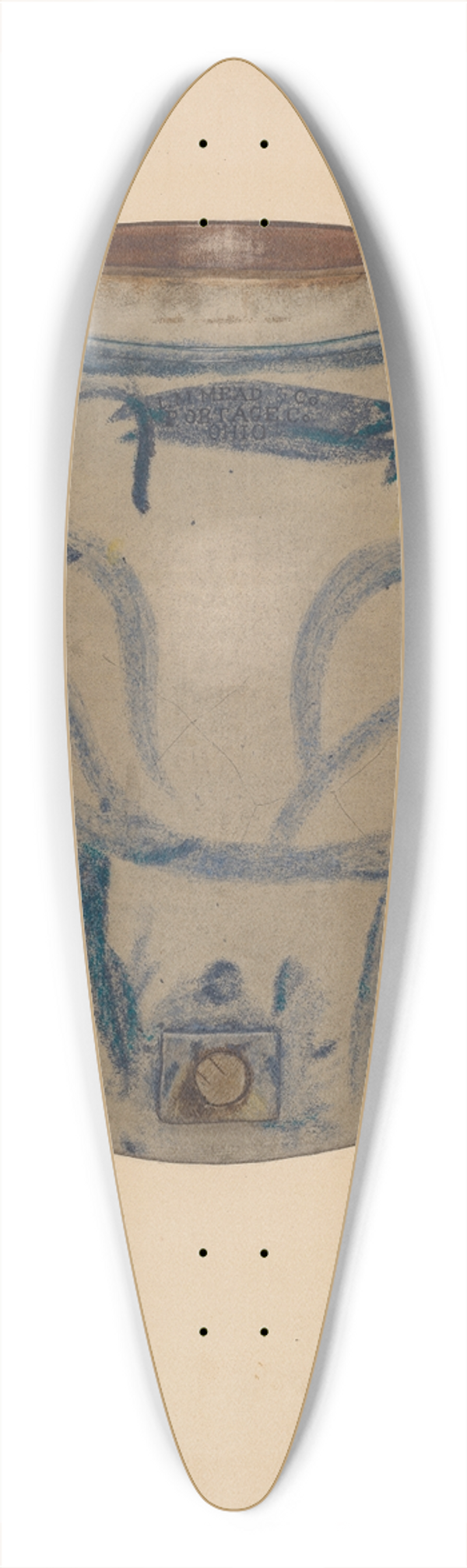 Richard Barnett - Cask 39.3 inch art pintail longboard deck