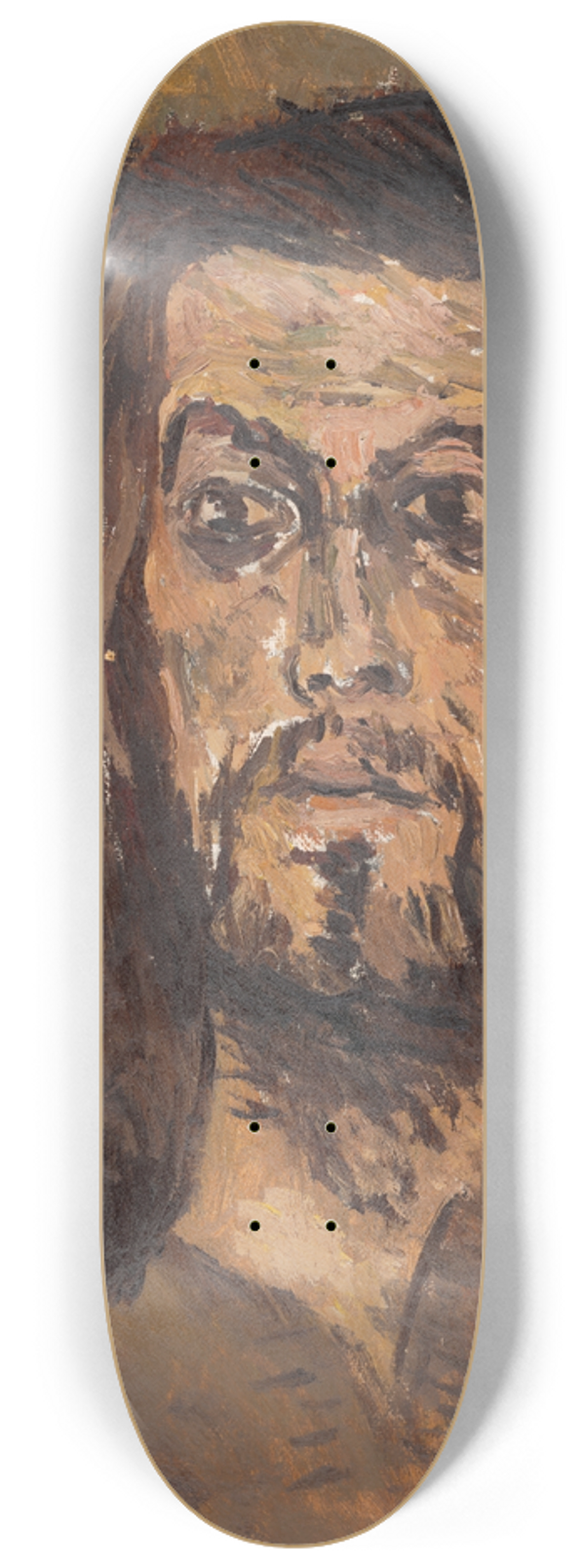 Cyprin Majernk - The Head of Saint John the Baptist 8.25 inch art skate deck