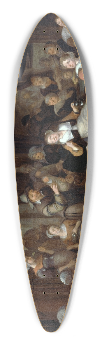 Richard Brakenburgh - Celebration of a Birth 39.3 inch art pintail longboard deck