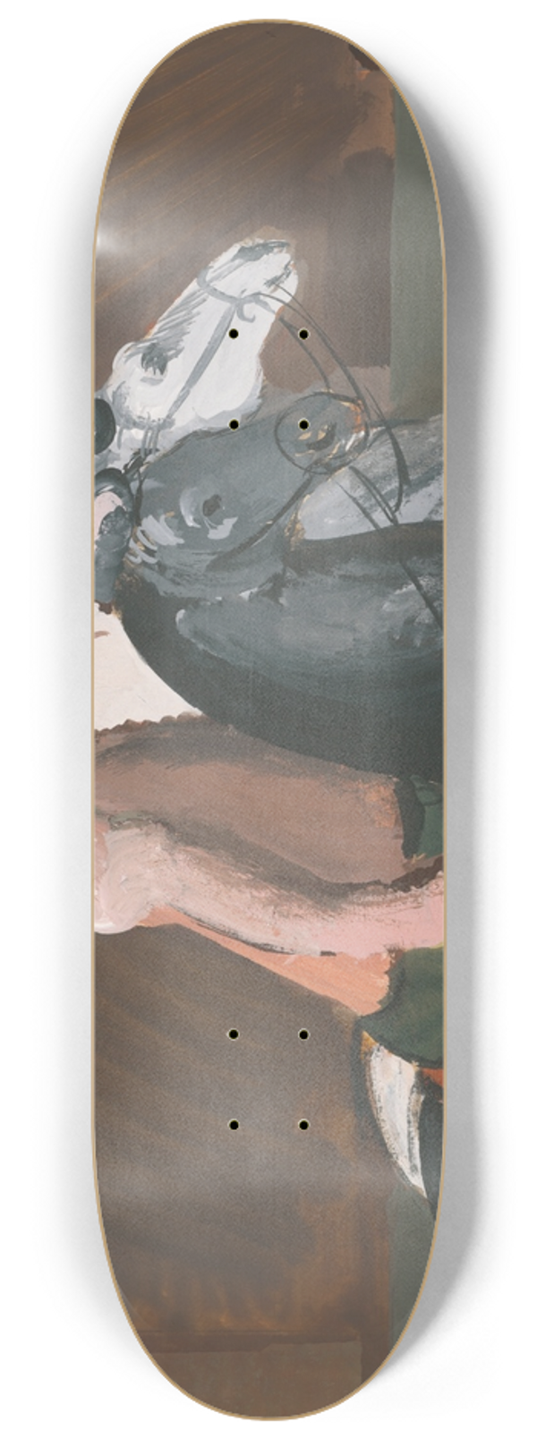 Cyprin Majernk - Two Riders 8.25 inch art skate deck