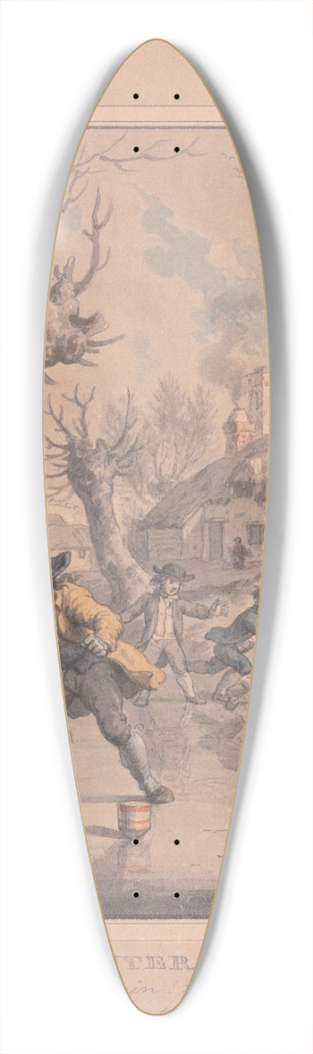 Richard Corbould - Winter 39.3 inch art pintail longboard deck