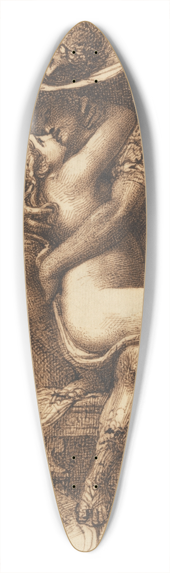 Richard Cosway - Venus and Mars 39.3 inch art pintail longboard deck