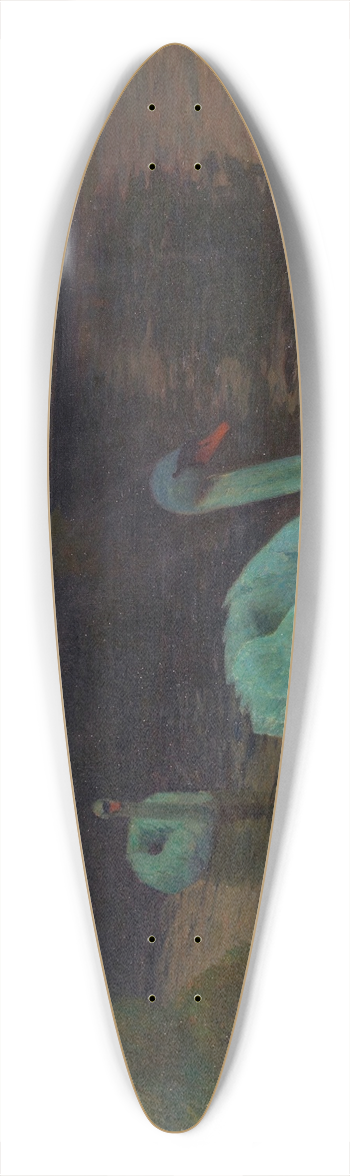 Richard Eschke - Late homecoming 39.3 inch art pintail longboard deck