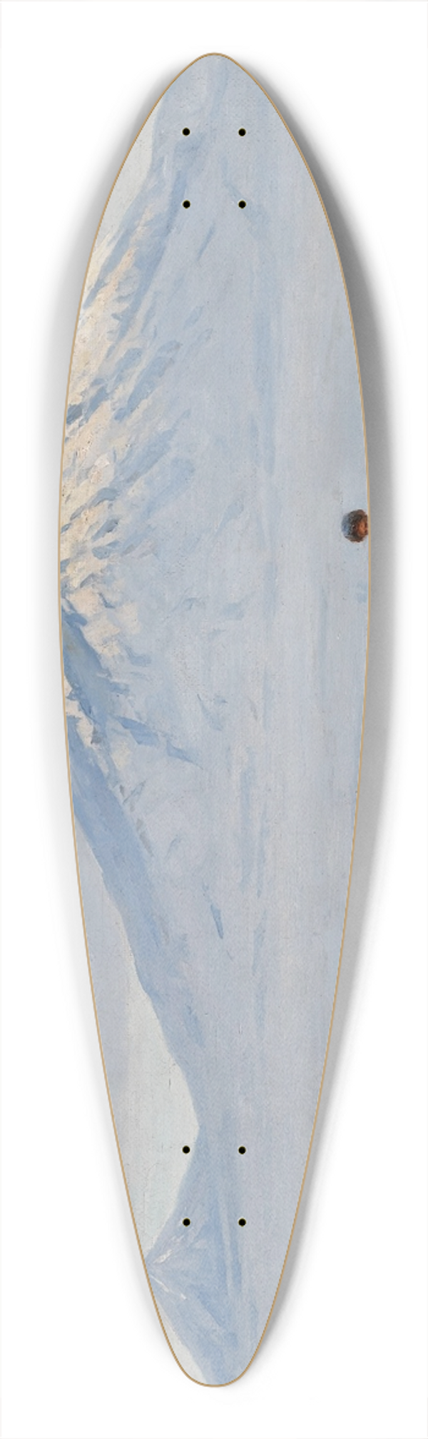 Richard Karlovich Zommer - Mount Ararat 39.3 inch art pintail longboard deck