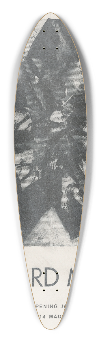 Richard Kidwell Miller - Richard Miller, January 2-27 39.3 inch art pintail longboard deck