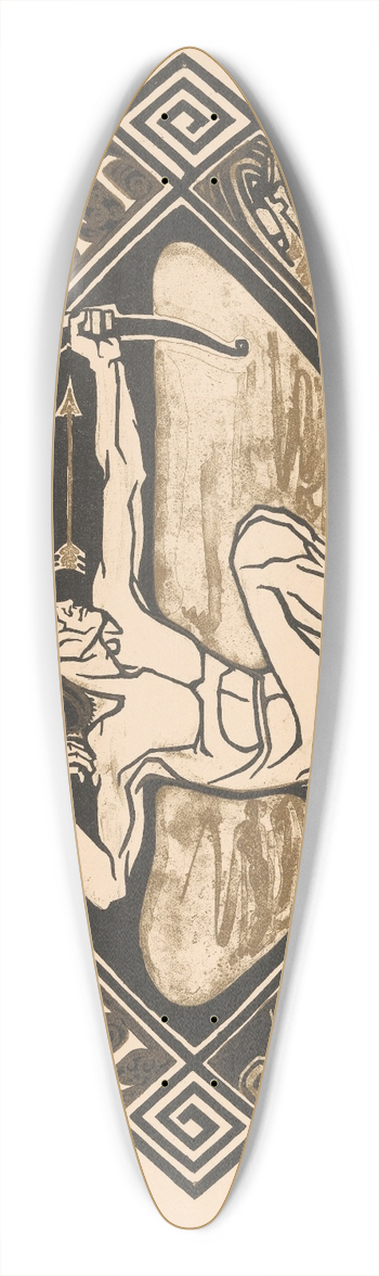 Richard Nicolas Roland Holst - Omslagontwerp voor; Technisch Tijdschrift, 1914 39.3 inch art pintail longboard deck