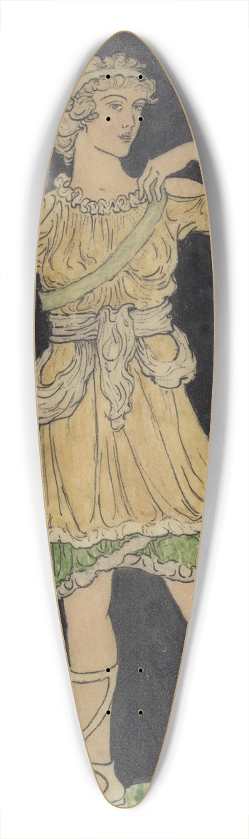 Richard Nicolas Roland Holst - Ontwerp voor kostuum voor Arethusa 39.3 inch art pintail longboard deck