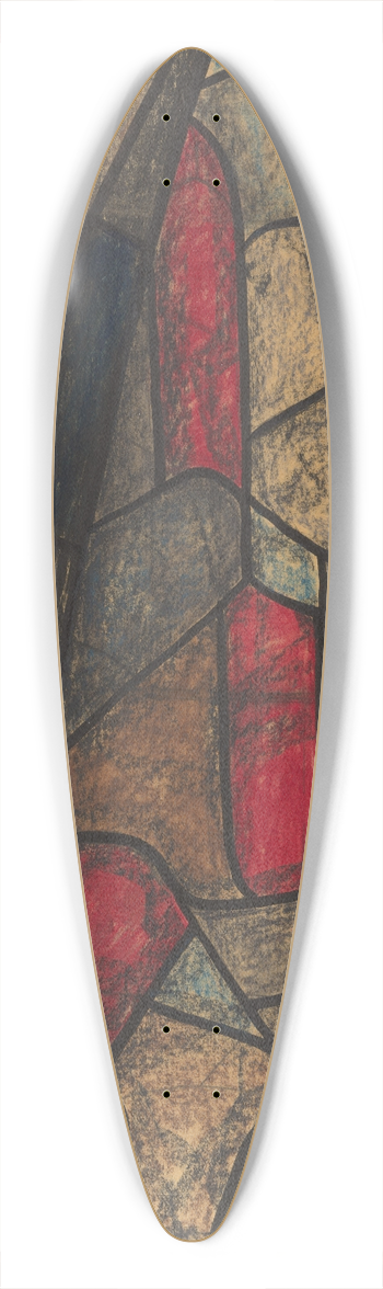Richard Nicolas Roland Holst - Ontwerp voor raam in het Noordertransept in de Dom te Utrecht 38 39.3 inch art pintail longboard deck