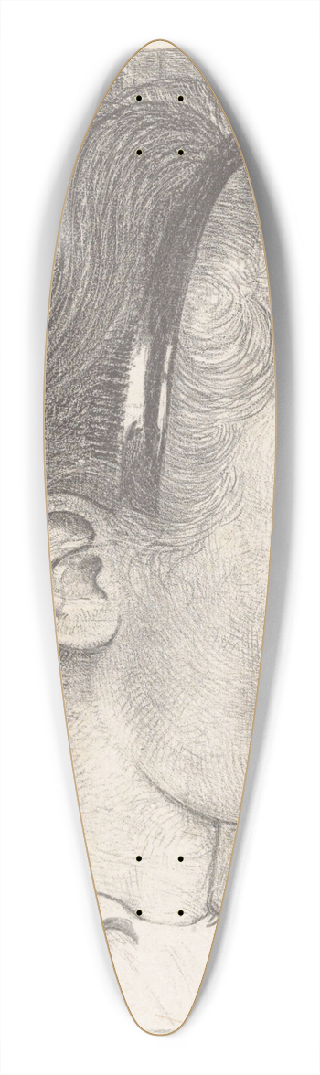 Richard Nicolas Roland Holst - Portret van Heleen Burgers 39.3 inch art pintail longboard deck