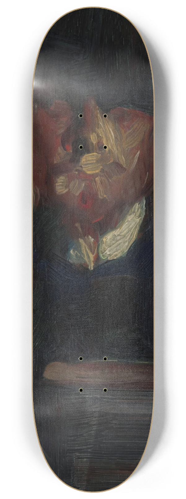 Czesaw Peczyski - Portrait of a man in a hat 8.25 inch art skate deck