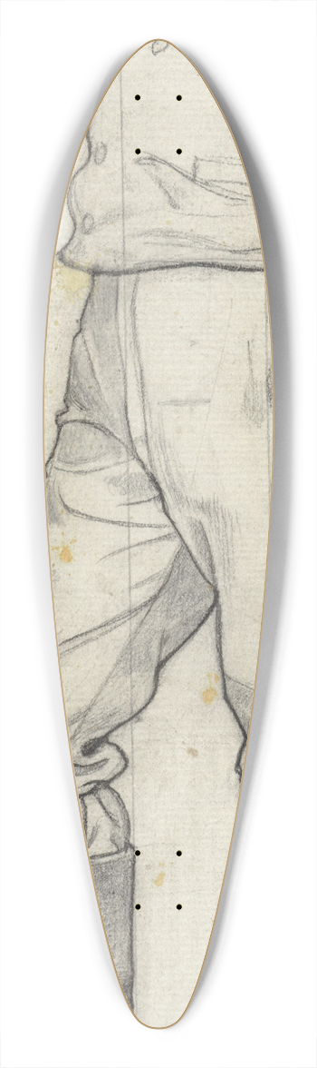 Richard Nicolas Roland Holst - Staande man (zonder hoofd) met laarzen 39.3 inch art pintail longboard deck