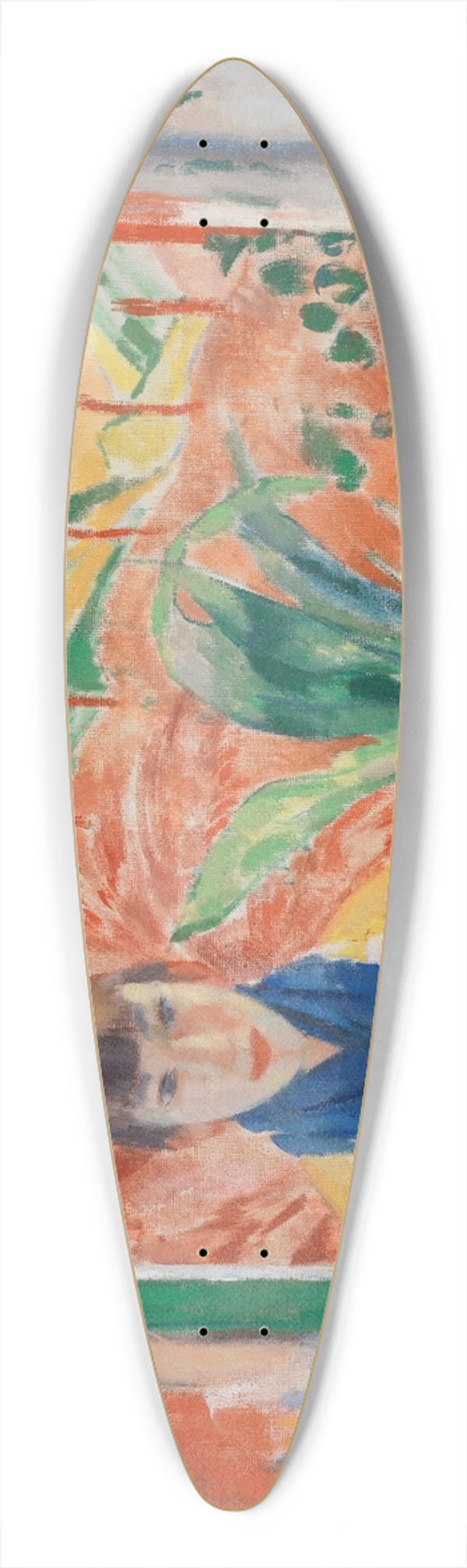 Rik Wouters - Autumn 39.3 inch art pintail longboard deck