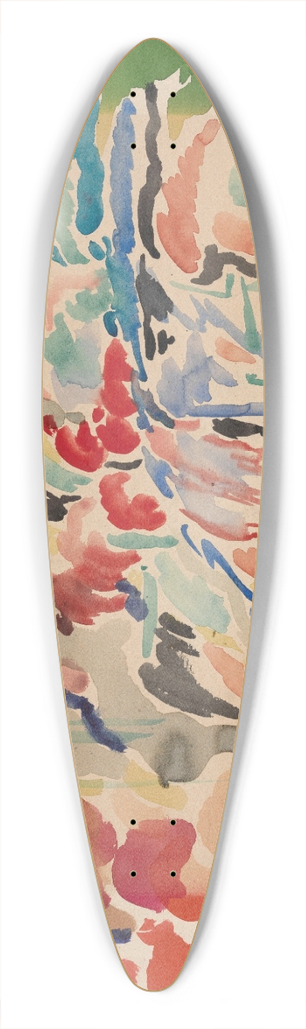 Rik Wouters - Colour Study 39.3 inch art pintail longboard deck