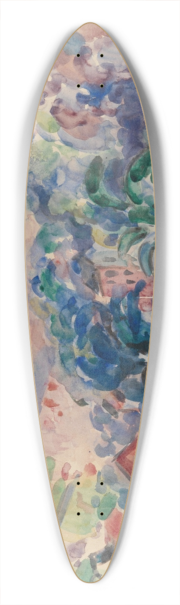 Rik Wouters - Morning  Bosvoorde 39.3 inch art pintail longboard deck