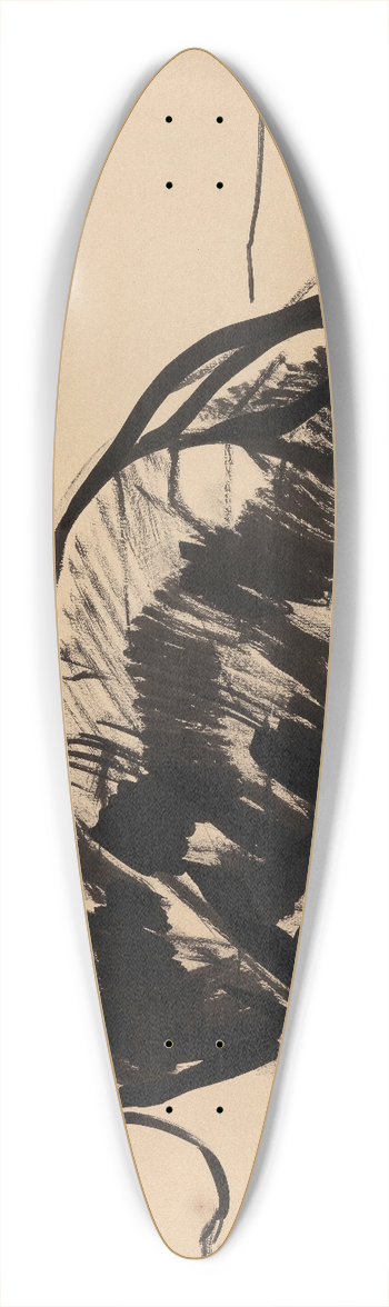Rik Wouters - The Sow 39.3 inch art pintail longboard deck