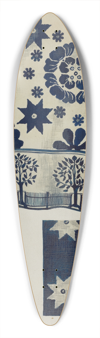 Roberta Elvis - Coverlet 39.3 inch art pintail longboard deck