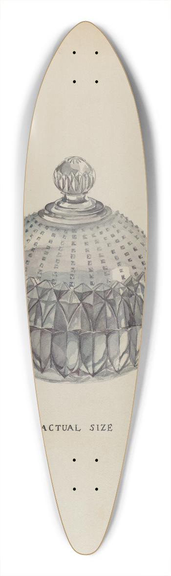 Roberta Elvis - Sugar Bowl 39.3 inch art pintail longboard deck