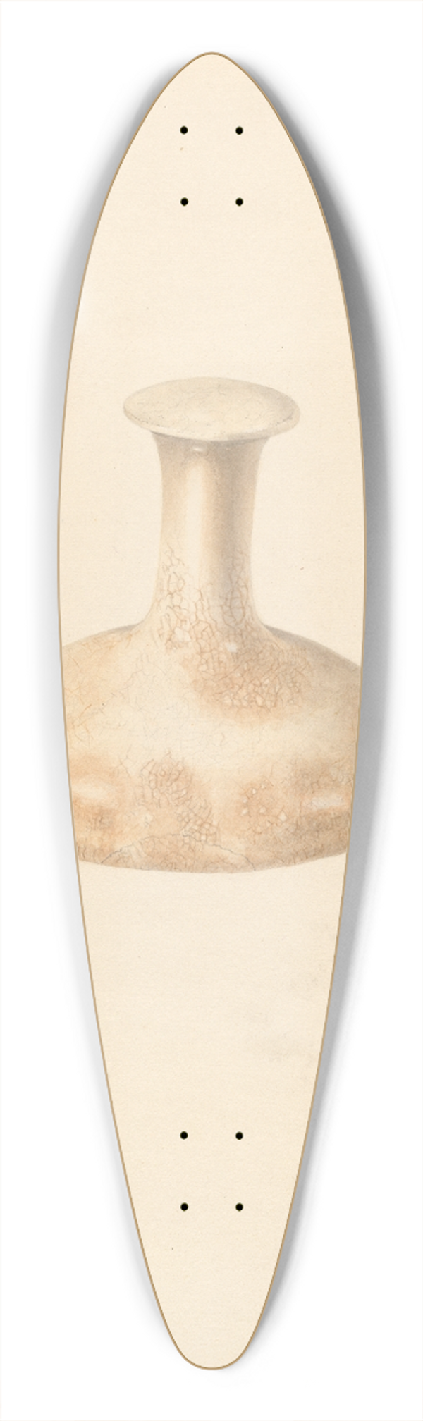 Roberta Spicer - Butter Mold 39.3 inch art pintail longboard deck