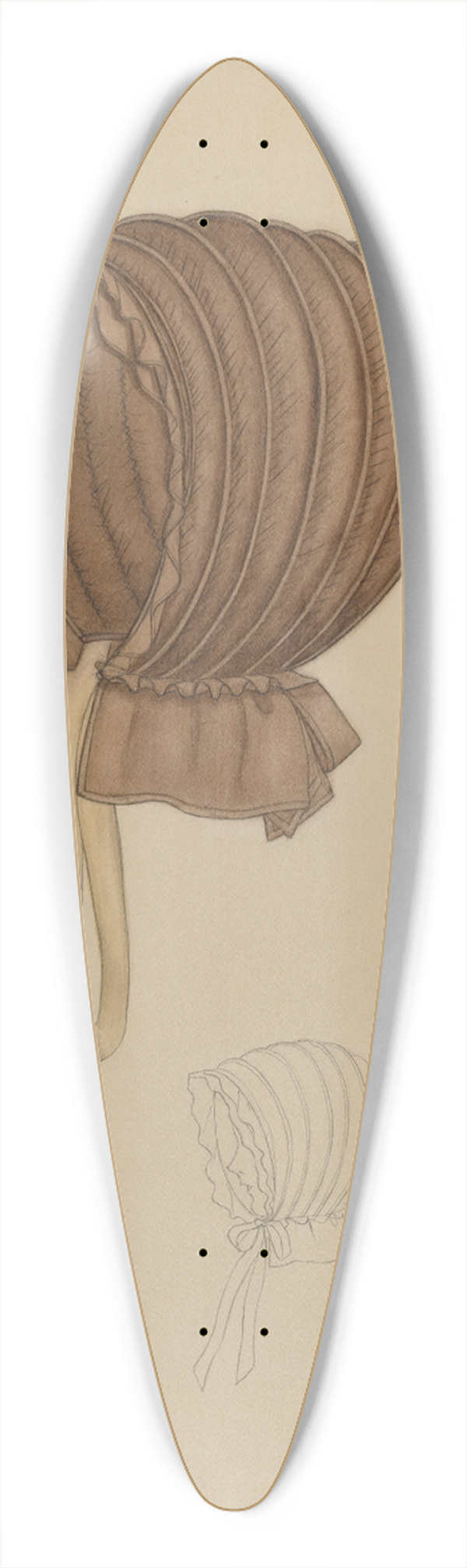 Roberta Spicer - Calash 39.3 inch art pintail longboard deck